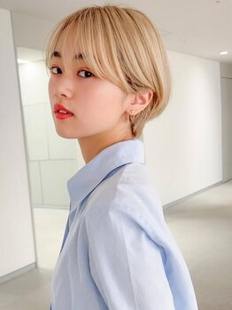 アグ ヘアー エン 郡山開成店(Agu hair en)の写真/【最旬トレンド】Aguのノウハウで計算し尽くしたStyleへ☆小顔効果◎ショート&ボブのリピート率多数!