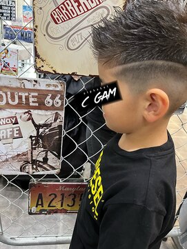 アルファベットシーガム(C gam) kidsアップバング！