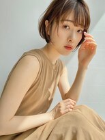 ソー 銀座(SAUT)&nbsp;ワンカールパーマで雰囲気◎なボブ/フェイスレイヤー