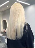 ミルクティーベージュダブルカラーケアブリーチインナーカラー