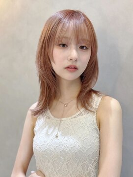 ジーナ 北千住ミルディス通り(Zina) 韓国*デザインカラー*垢抜けヘア【Zina北千住ミルディス通り】