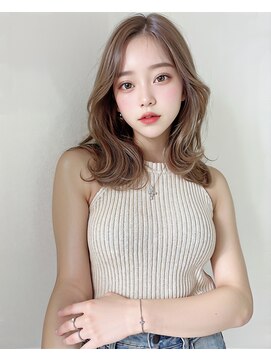 オリジンズヘアーセカンド 守谷店(Origins hair 2nd) 白髪ぼかし系ベージュカラー×BYKARTE TR