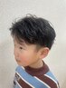キッズカット小学生未満￥2,750