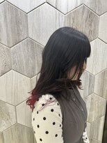 ビューティドレッセヤマノ 池袋パルコ(Beauty Dresse YAMANO)&nbsp;【エンドカラー】【レッドカラー】【ミディアム】