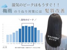 エアー(AIR)の雰囲気（梅雨に備えて早めのうねり対策にオススメ！[縮毛矯正/髪質改善]）