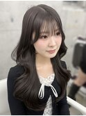 ☆ダークグレージュ くびれヘア お顔周りカット☆