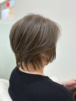 プランタンシエル(printemps CIEL)&nbsp;ショートカット×カーキベージュ