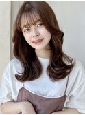 イメチェン/ハッシュカット/フルバング/似合わせカット/韓国ヘア