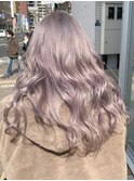 ホワイトミルクティーベージュ/バレイヤージュ/ケアブリーチ