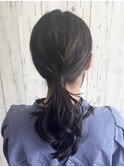 【JLB・YU】アッシュグレージュ&簡単アレンジ