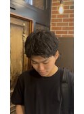 MEN'S HAIR/束間ショート/ピンパーマ/スパイキーショート