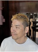 ハイトーンアップバング　メンズカット/代官山/中目黒/恵比寿