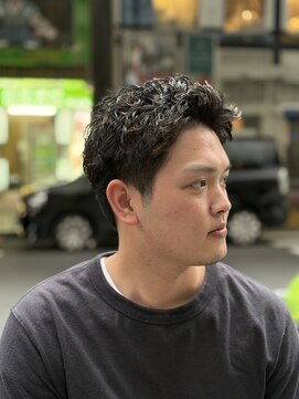 ヒロギンザ 難波店(HIRO GINZA) スパイキーショート×パーマ
