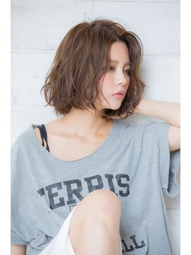 エル 横浜(eL) デザインカラー グランマッシュ フェイスフレーミング暗めカラー