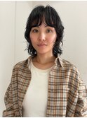 ボブウルフ × ニュアンスパーマ