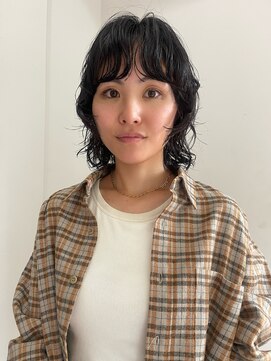 ヤント(yant) ボブウルフ × ニュアンスパーマ