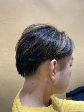 ツーブロックショート12月