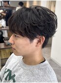 MEN’S HAIR/波巻ツイストスパイラル/フェザーパーマ/錦糸町