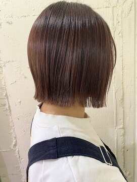 ミニョンエス 阪神西宮店(Mignon S) ぱつっとボブ