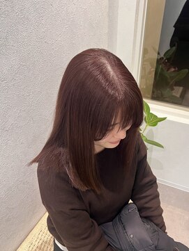 ヘアーデザインスリール(Hair Design THRIRE) ぱつっとミディアムスタイル