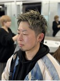 アップバング/スパイキーウルフ/ブリーチメッシュ