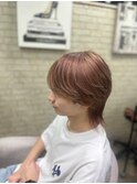 ピンクベージュ×ウルフレイヤー