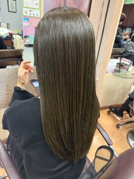 ヘアープレイス 美 遊 人(HAIR PLACE) オリーブベージュ