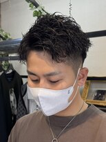 バーシャミ 博多(Baciami) 登坂広臣さん風!ピンパーマスタイル