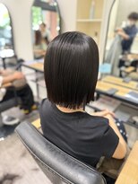 ココット 京橋店(cocotte) 艶髪切りっぱなしボブスタイル