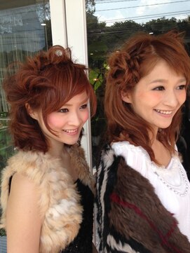 アビアンドアッシュ(Abi&Ass) ハーフアップ