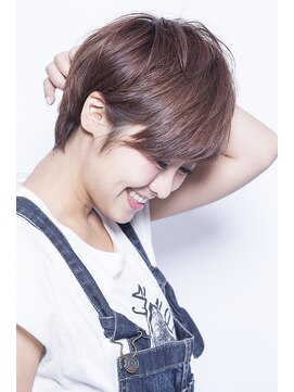 ミエルヘアービジュー(miel hair bijoux) 愛され耳かけ似合わせショート☆♪【miel hair bijoux】