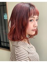 トオリト アダン(TOORITO ADAN) ビビッドオレンジボブ