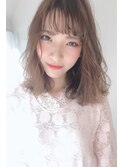 透け感バング