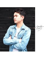 パドトロワ(Pas de trois)&nbsp;新潟×メンズカット×アップバング×大人カジュアル×春ショート