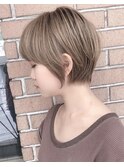 スッキリしたショートヘア