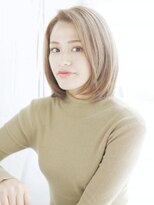 ヘアメイク ナル(hair make nalu) ハイトーンナチュラルボブ