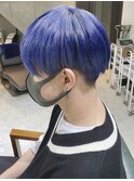ハンサムショート＼ネイビーカラーダブルカラー＼ツーブロック