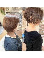 バンプ ギンザ(BUMP GINZA)&nbsp;《30代40代》白髪ぼかしハイライト×前下がりボブ【イケダ】