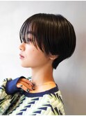 シースルーショート/ハンサムショート/マッシュショート