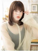 ぱっつん前髪大人内巻きエアストレートa戸田公園20代30代40代