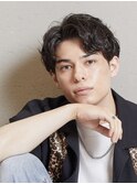 大人の20代30代40代アップバングかきあげツーブロショート