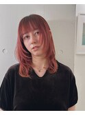 チェリーレッドウルフヘア