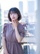 ララルーモ(LaＬaｒＯomo)&nbsp;王道ボブスタイル×カーキベージュ