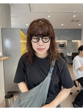 ナループロア ハチ(Nalu pu loa hachi) 前髪パーマ/パーマ女子