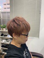 くらの&nbsp;レディース刈り上げショート＋ベージュ系カラー