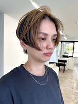 マスタード(MASTARD)&nbsp;20代30代40代ウルフボブアンブレラカラーこなれミディイメチェン