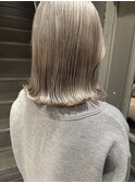20代30代40代大人可愛いアッシュグレージュダブルカラー美肌