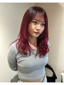 ロンドウェグ(RONND weg) ボルドー×エアリーレイヤー