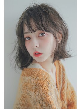 ラナ 新宿(lana) ボブウルフ/レイヤーカット/ワイドバング【lana hair 新宿】