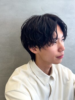 アレアル 広島並木通り店(ALEAR)の写真/【メンズsalon/広島並木通り】360度どこから見ても綺麗なシルエット*最高峰のスパイラルパーマ[広島]